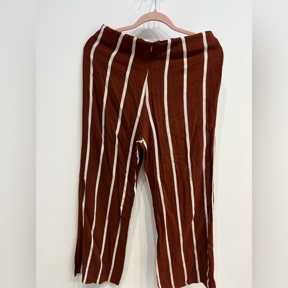 LUSH Brown & White Striped Dress Pants - Picture 2 of 4